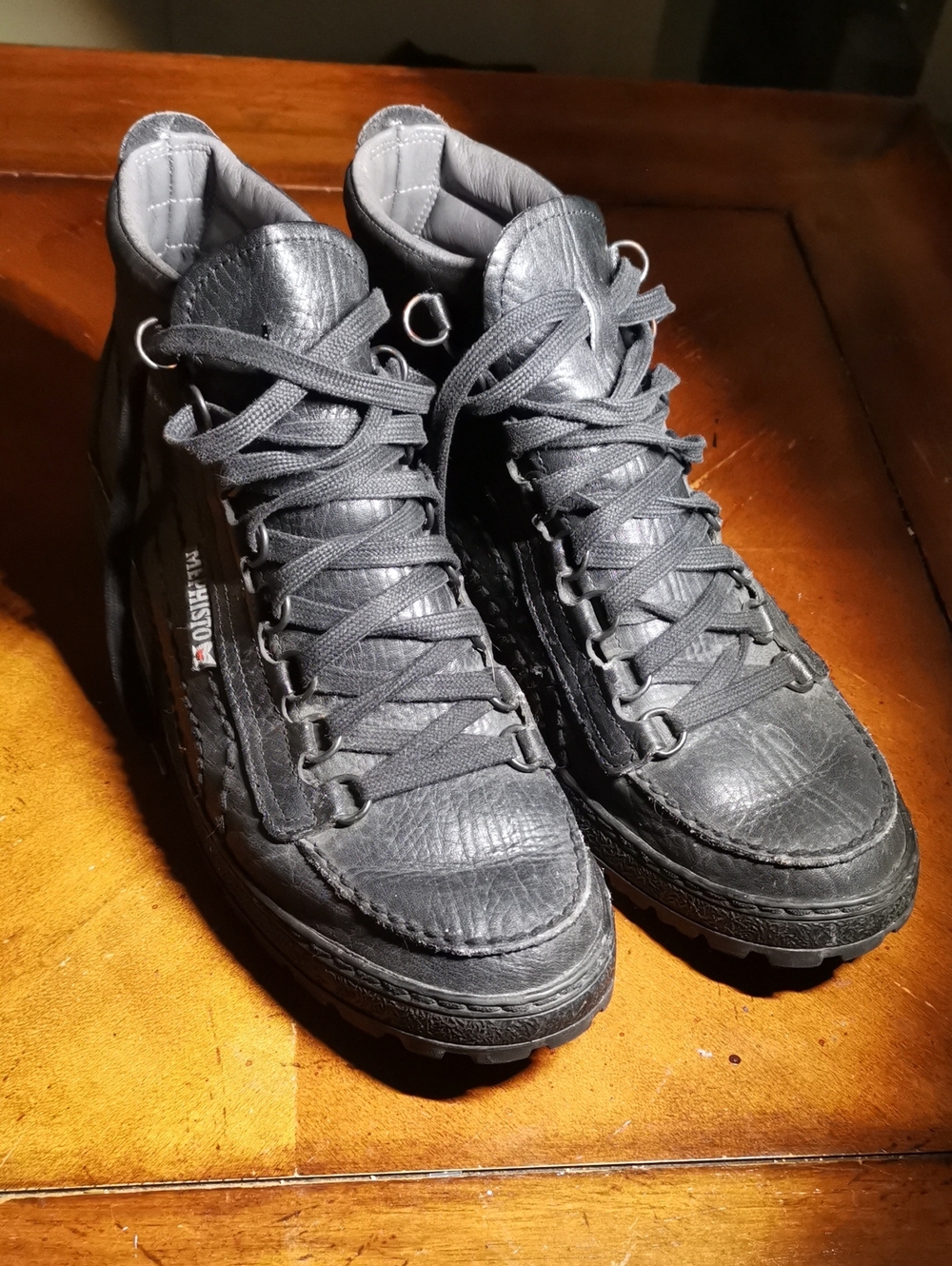 Mephisto Men's Black Leather Shoes